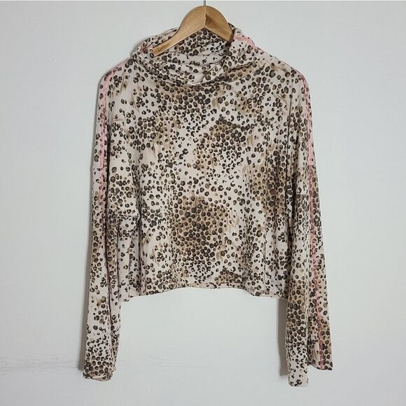 𝅺VINTAGE HAVANA Pop Stitching Oversize Top Women's Size Small - Picture 3 of 3